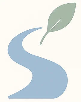 Solace Path Counselling logo of a pathway and leaf